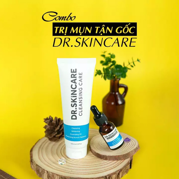 Combo trị mụn dr skincare